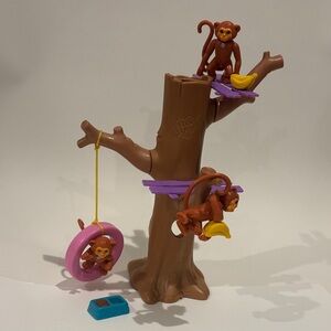Littlest Pet Shop - Magic Monkeys Treehouse Playset Complete